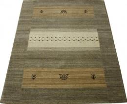 インドギャベ マット ギャベ ギャッベ ウール ギャベマット マットサイズ ロリバフ LB-1913 N (Y) 約80×120cm