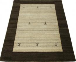 インドギャベ マット ギャベ ギャッベ ウール ギャベマット マットサイズ ロリバフ LB-1914 N (Y) 約80×120cm