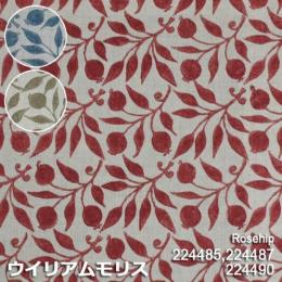 ウイリアムモリス 生地 切り売り販売 ローズヒップ(IO)  (224485・224487・224490) 約幅137cm 10センチ単位 切売り PRINTED FABRICS イギリス製 輸入 ウィリアム モリス 【海外取寄品】 Archive Prints3