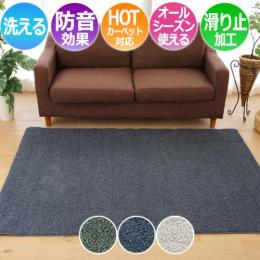 【更新】ラグ 洗える ナチュラル 無地 ふかふか ウレタン マット 厚手 ウレタンラグ 滑り止め付き ラグマット ホットカーペットOK 床暖対応 プレジー (SUL)